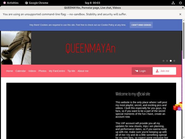 Paypal Queenmayan.modelcentro.com Sign Up