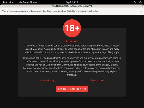 Porn Corn VR Register