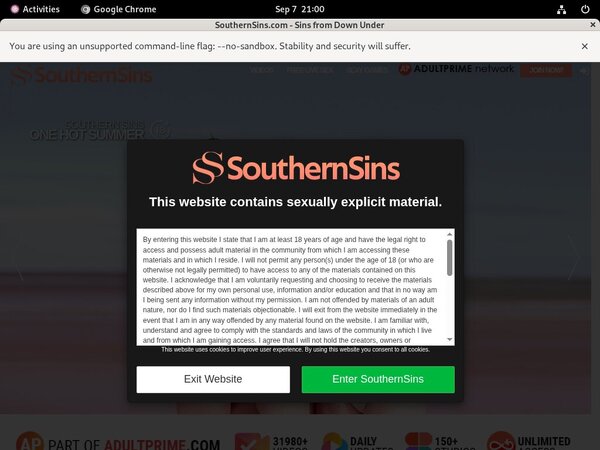 Southernsins Vendo