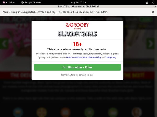 TGirls Black Free Accounts