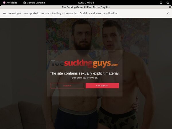 X Videos Toesuckingguys.com