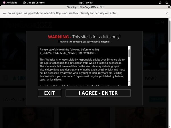 Sinnsagexxx.com With No Card