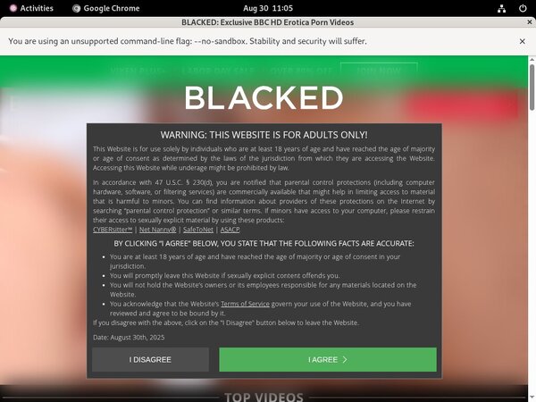 Blacked Payment Methods