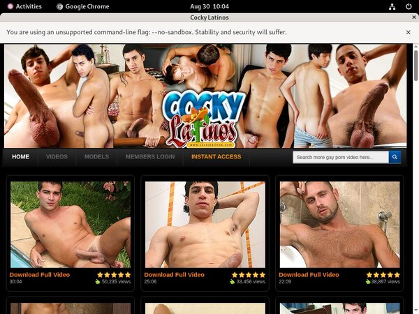 Limited Cockylatinos.com Promo